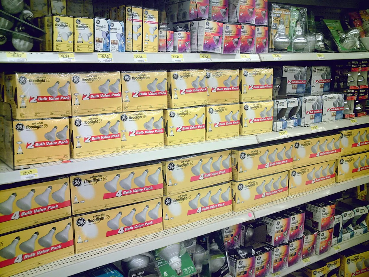 Illuminated by neon, these bulbs are actually filled with an inert gas mixture, primarily composed...