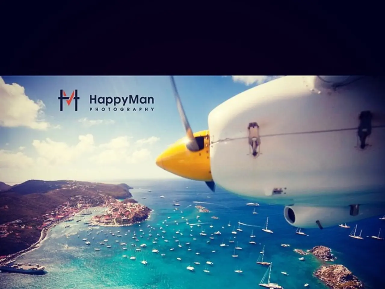 In this image I can see there is an aircraft and some text written on the picture. And there are...