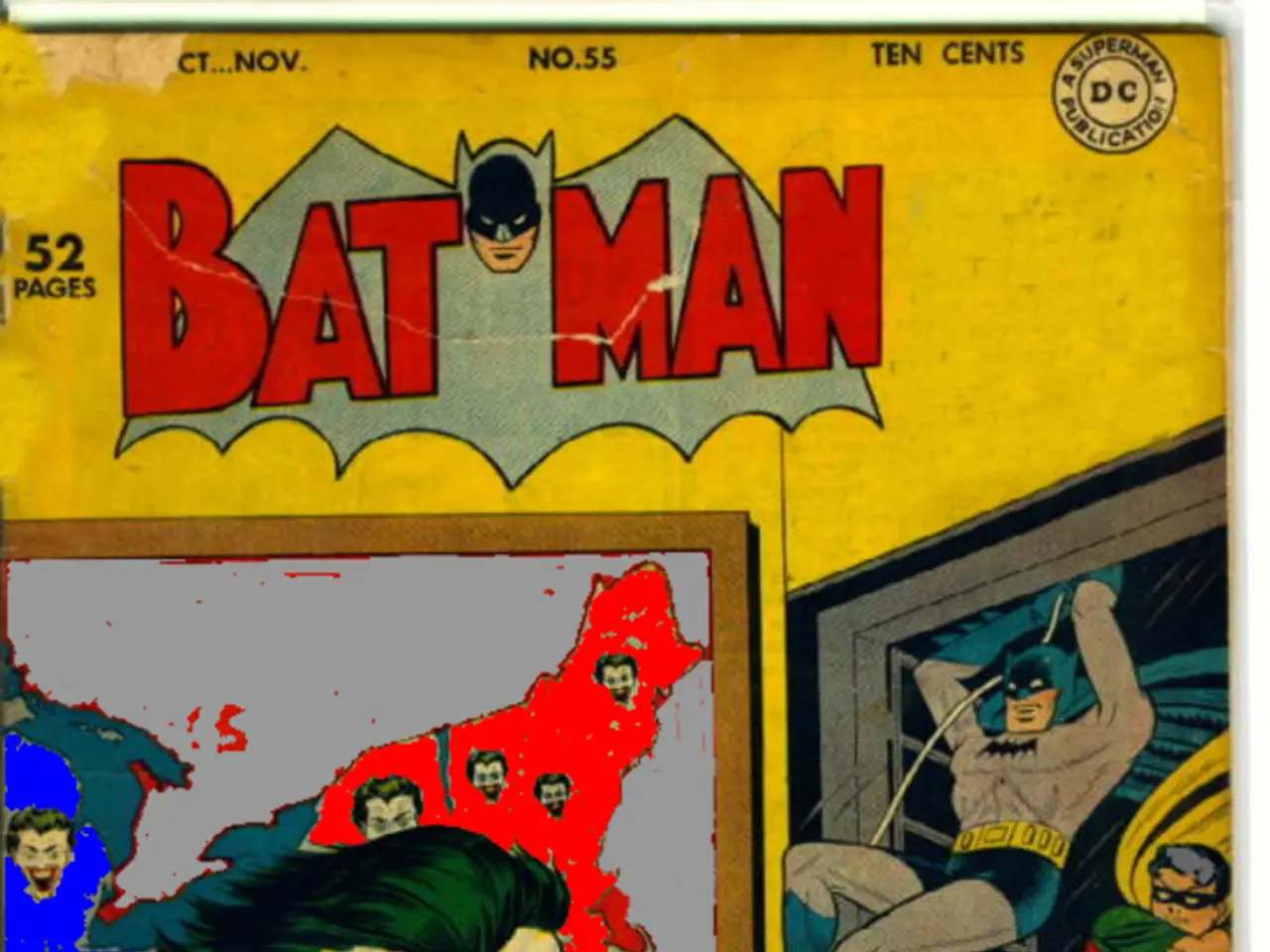 This is a poster and here we can see people, mics, boards, and some objects. There is some text and...